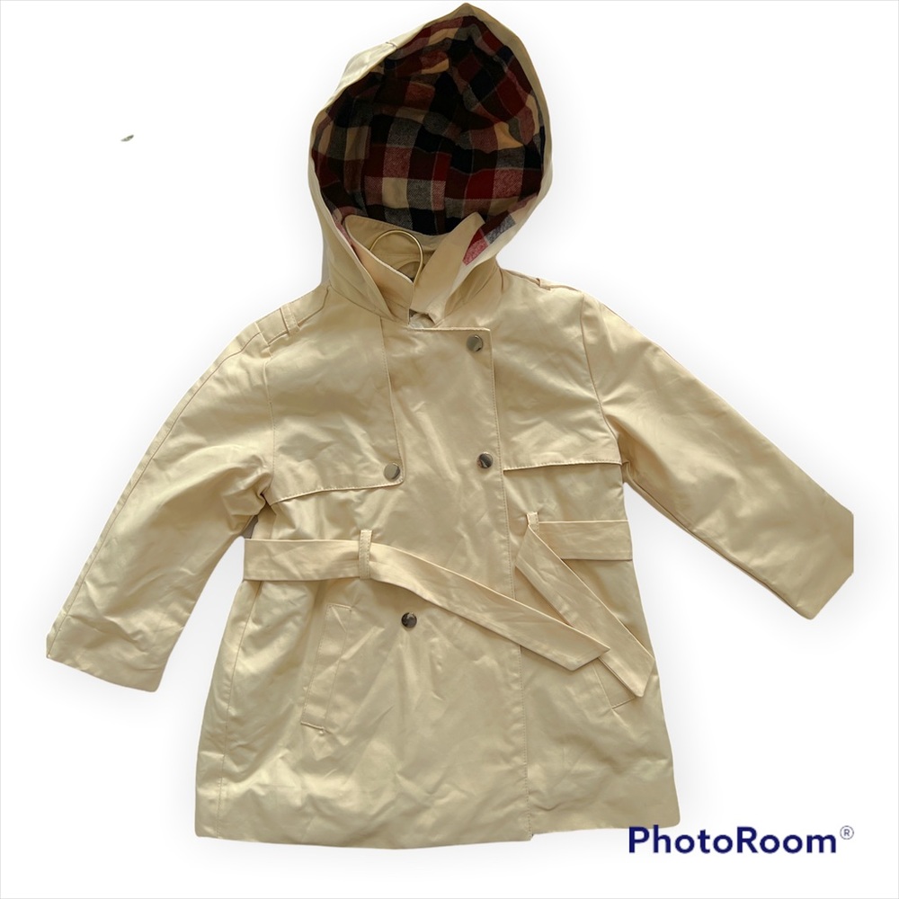 Beige Zara kids trench coat 3/4 years 104 cm